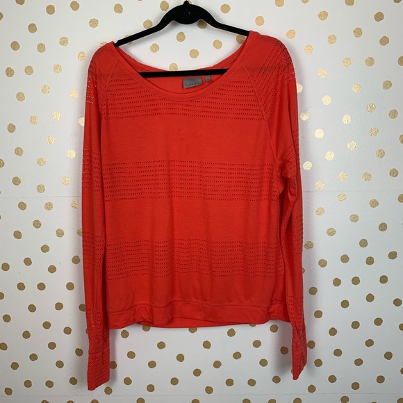 Athleta Tops - Athleta Red Long Sleeve Top